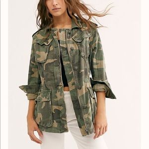 Free People Military Jacket